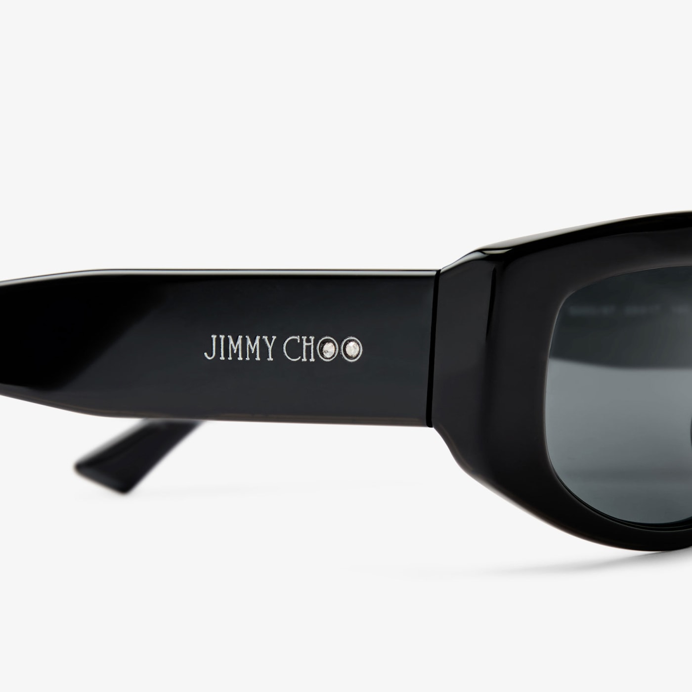 Uma Black Geometric Sunglasses