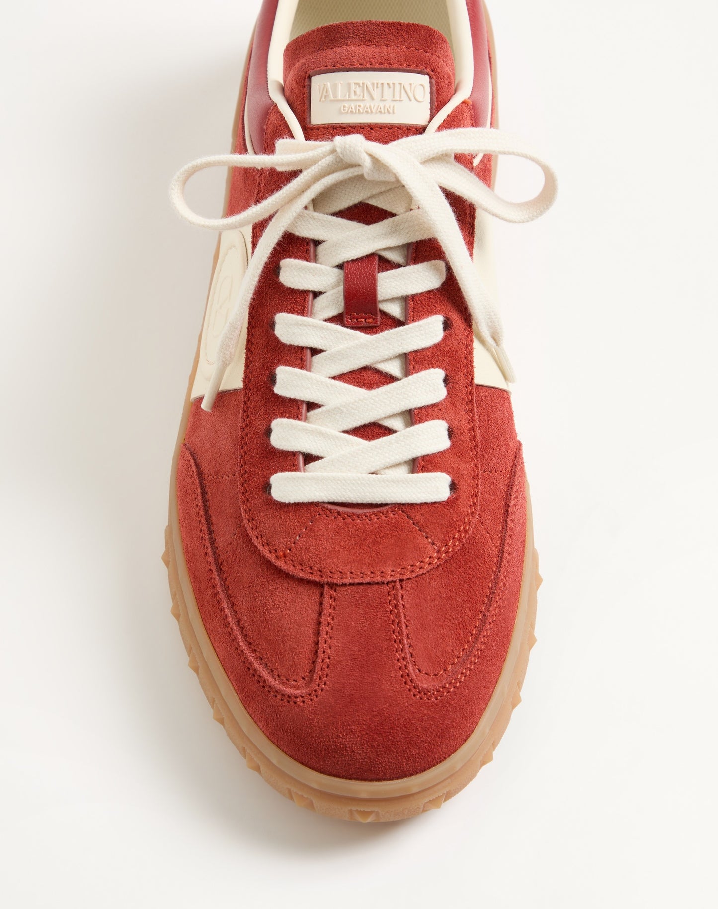 Upvillage Low Top Trainer In Split Leather And Calfskin Nappa Leather