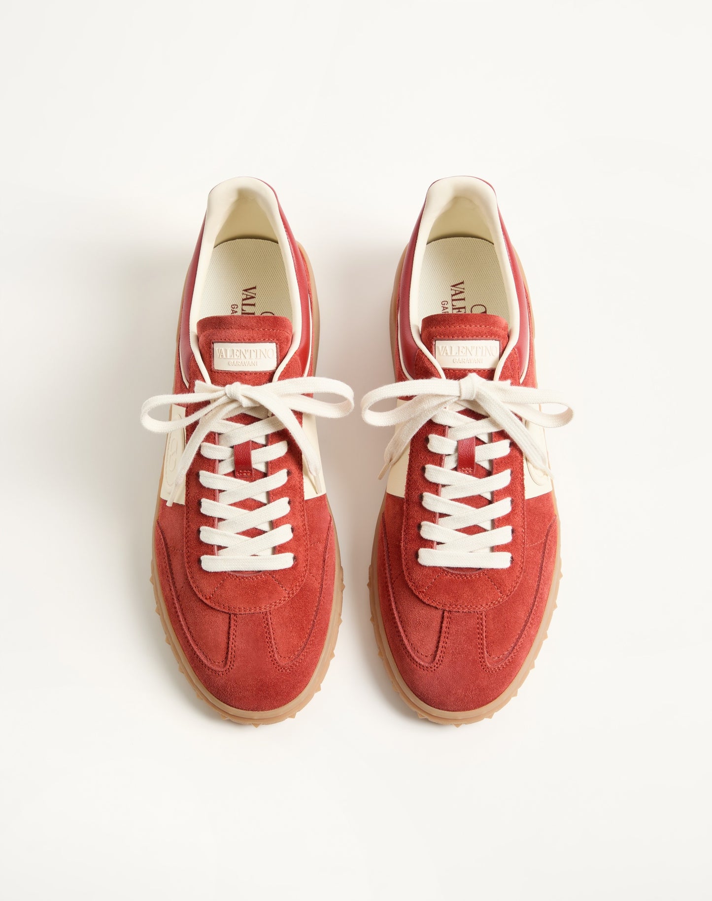 Upvillage Low Top Trainer In Split Leather And Calfskin Nappa Leather