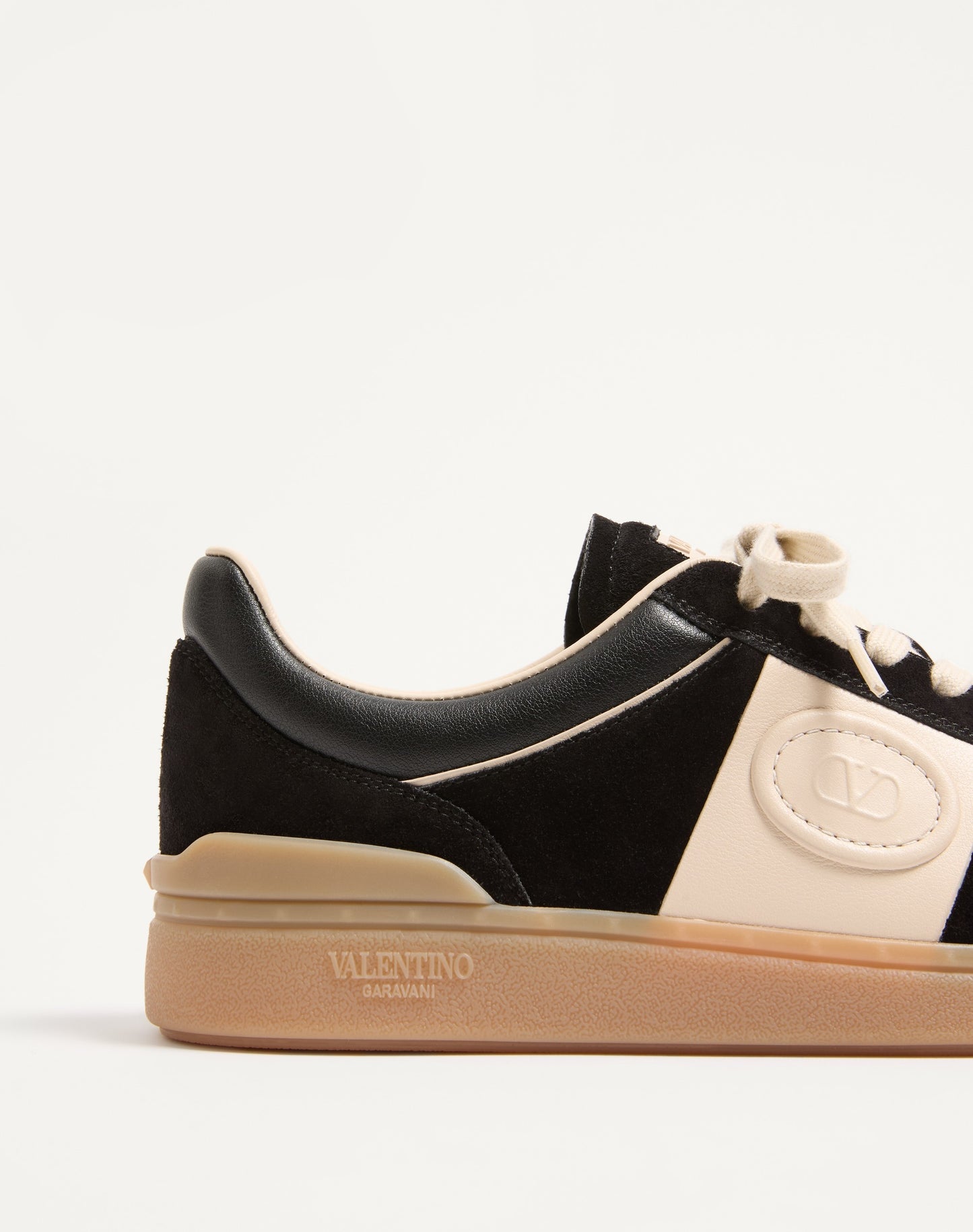 Upvillage Low Top Trainer In Split Leather And Calfskin Nappa Leather