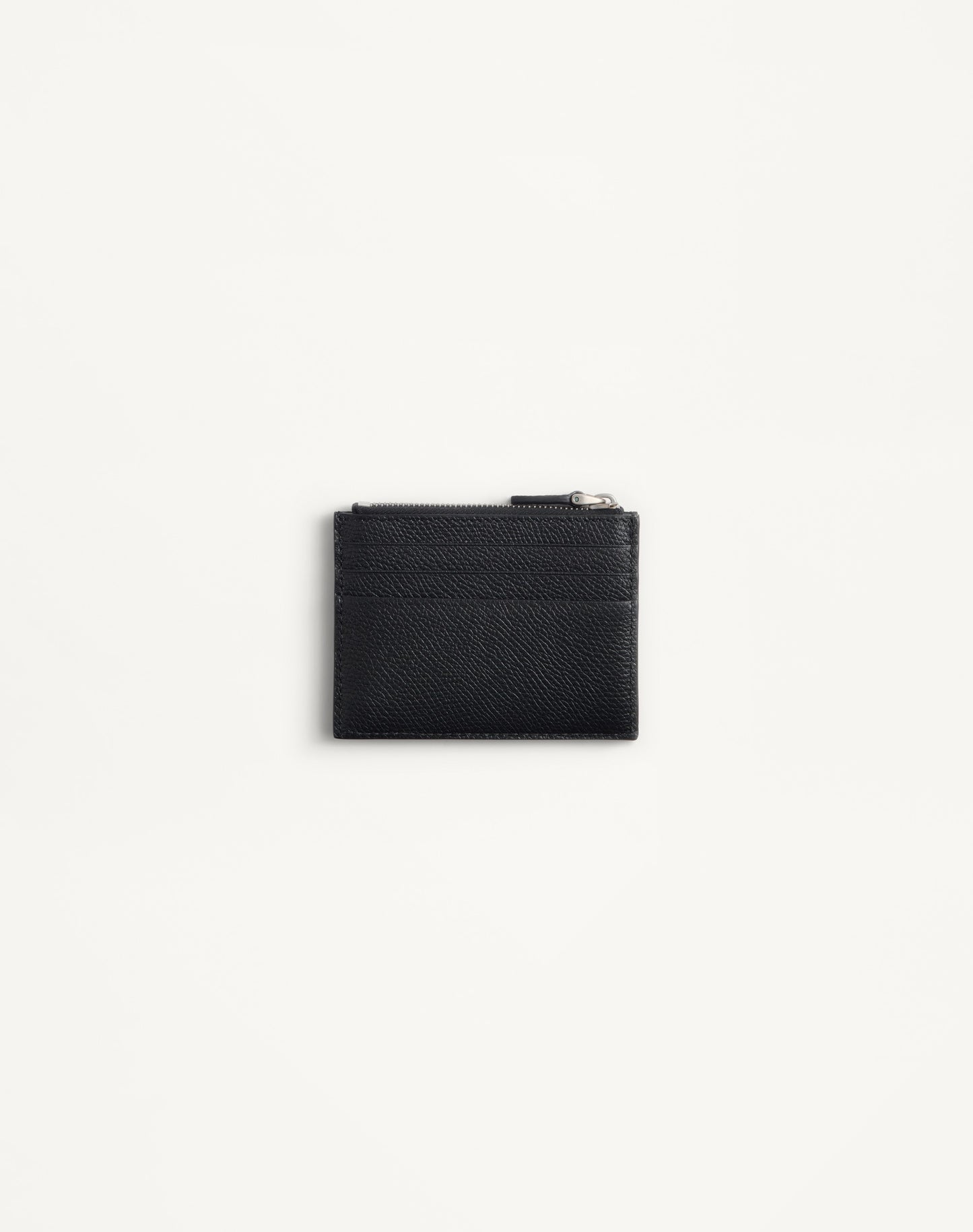 Valentino Garavani Vlogo Signature Cardholder In Grainy Calfskin