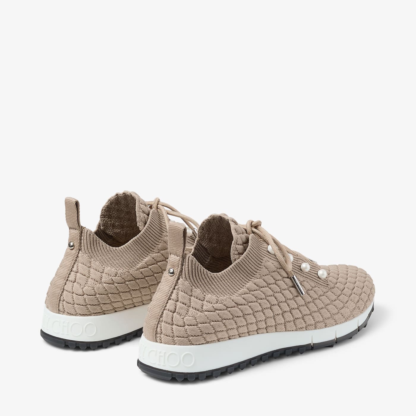 Veles Stone Textured Knit Trainers