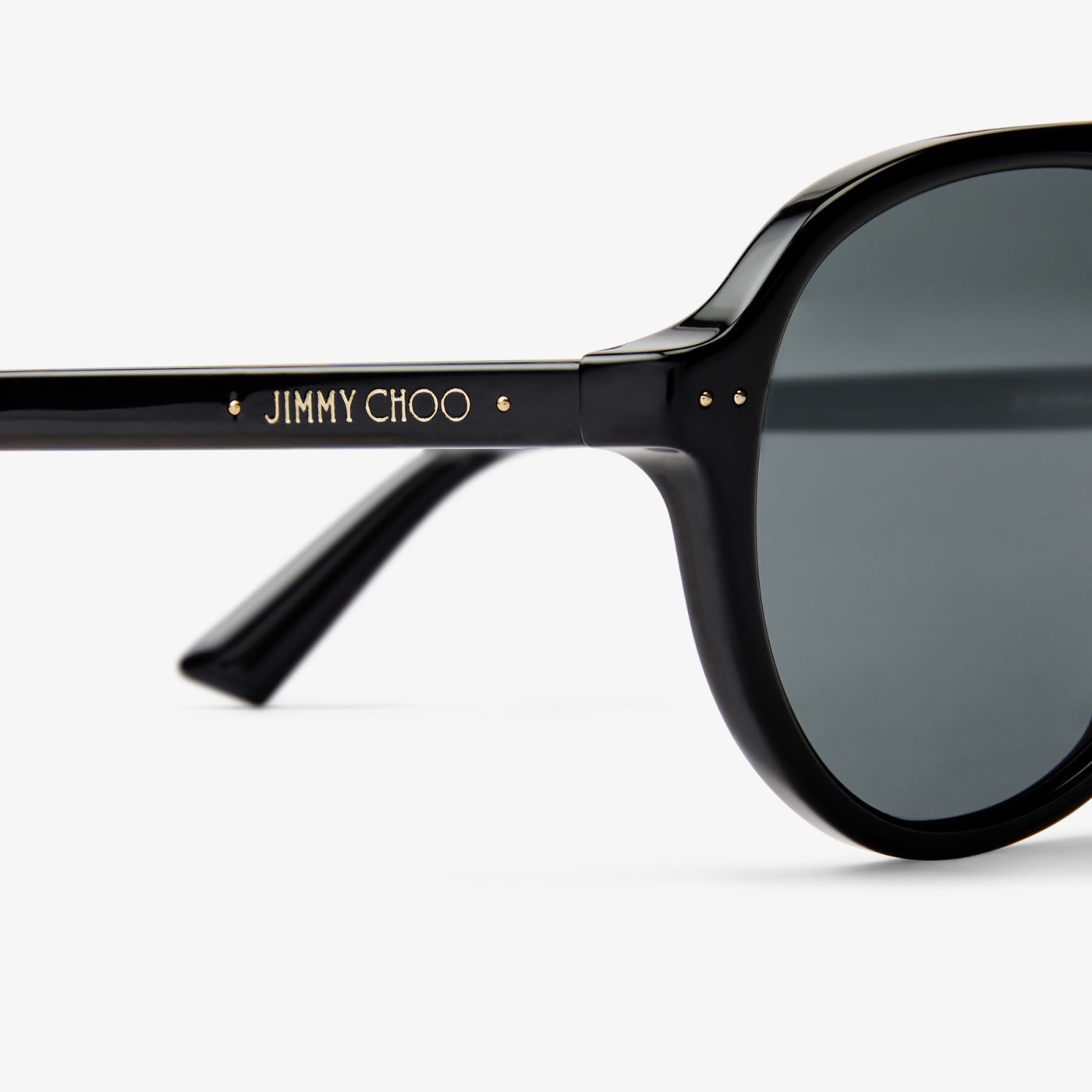 Vira Black Aviator Sunglasses