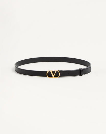 Vlogo Signature Belt In Shiny Calfskin 20 Mm