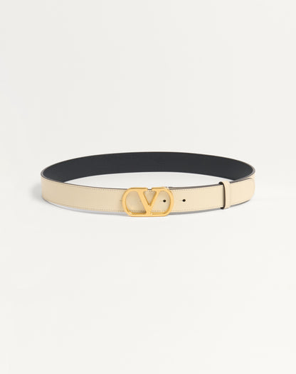 Vlogo Signature Belt In Shiny Calfskin 30 Mm