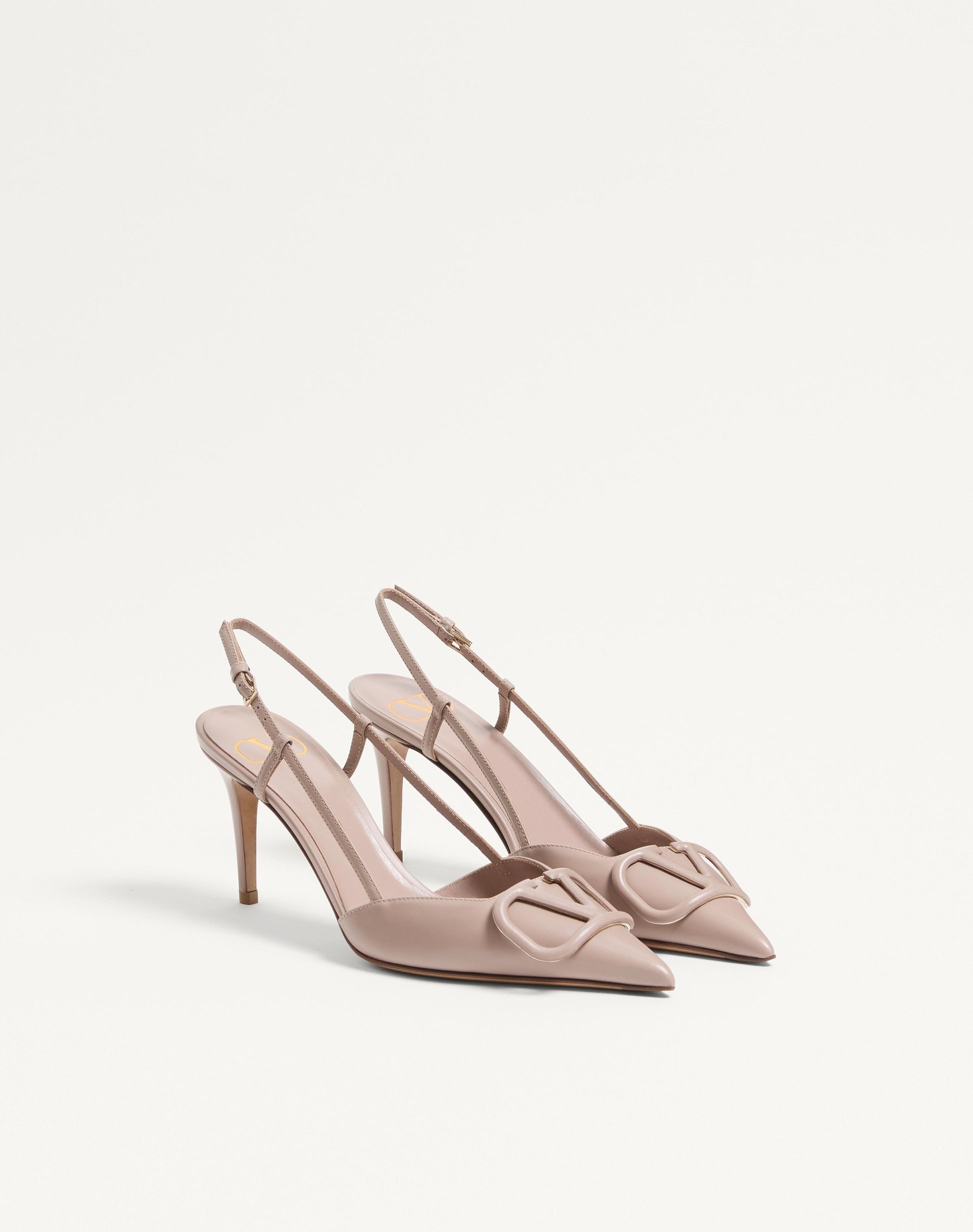 Vlogo Signature Calfskin Slingback Pump 80 Mm / 3.15 In.