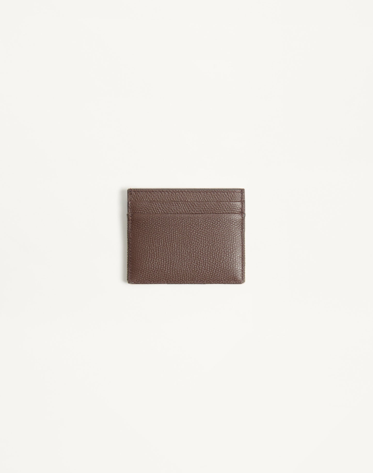 Vlogo Signature Cardholder In Checked Fabric