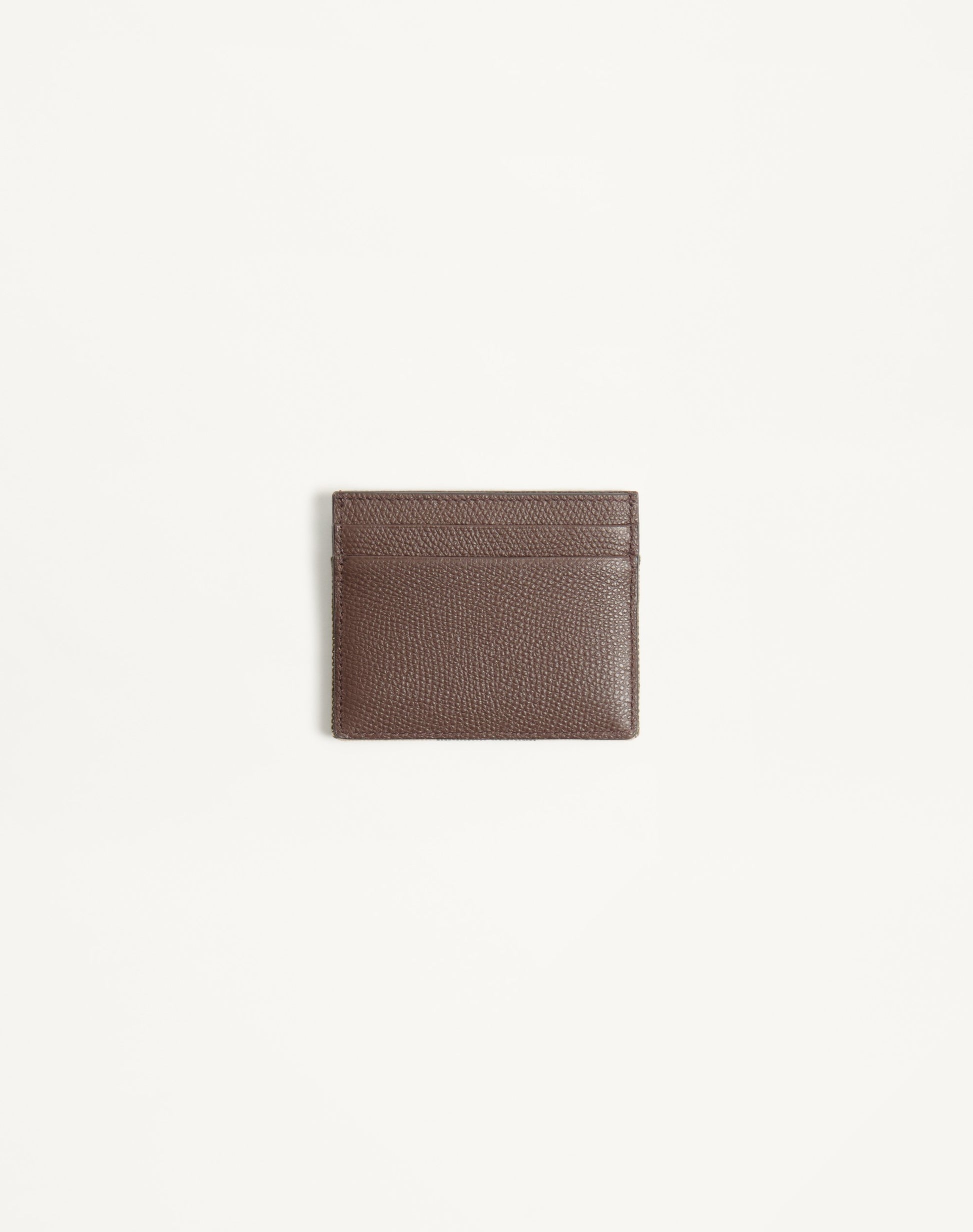 Vlogo Signature Cardholder In Checked Fabric