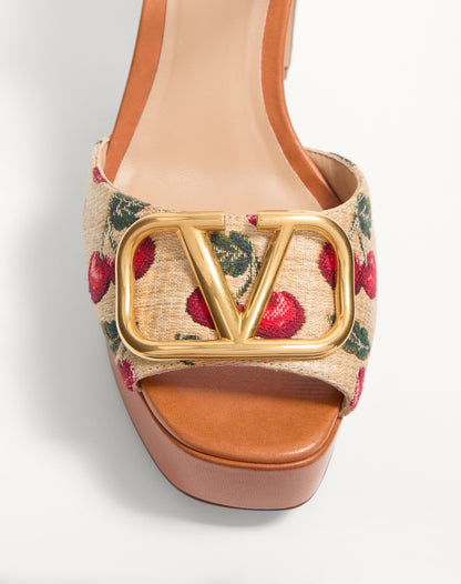 Vlogo Signature Cherryfic Platform Sandal 115mm