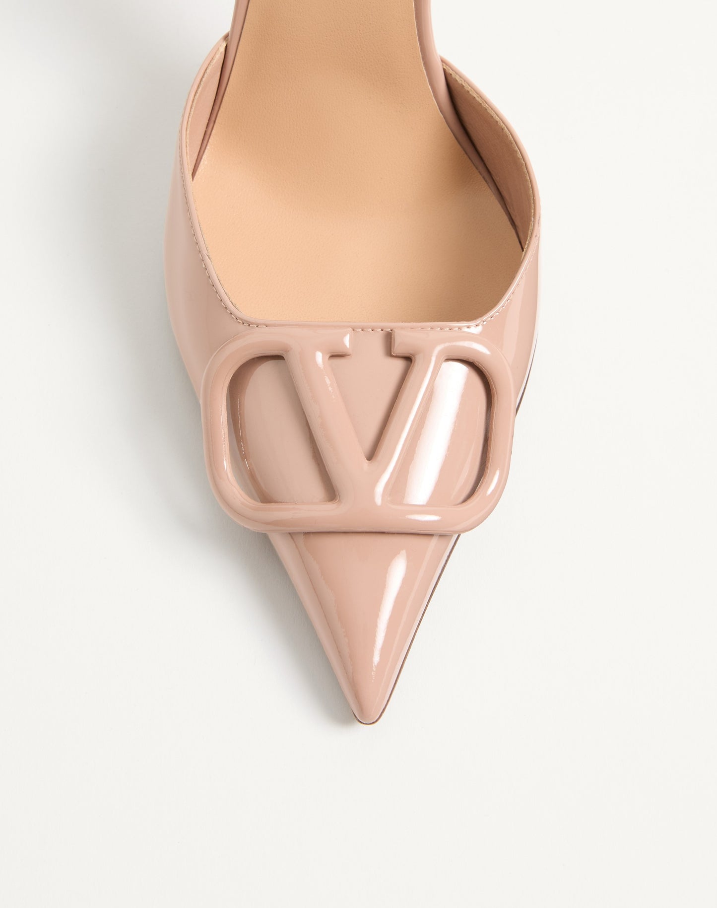 Vlogo Signature D'orsay Patent Leather Pumps 100mm