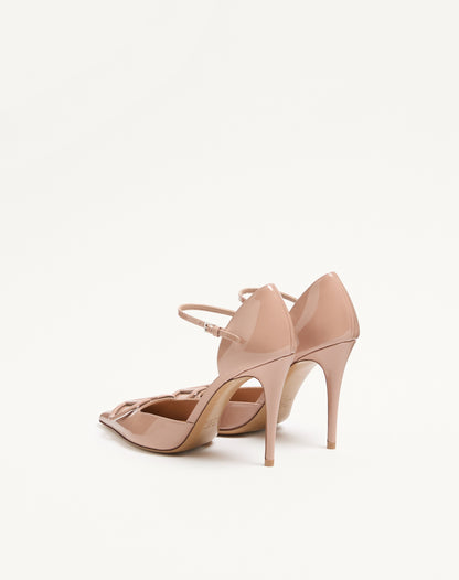 Vlogo Signature D'orsay Patent Leather Pumps 100mm