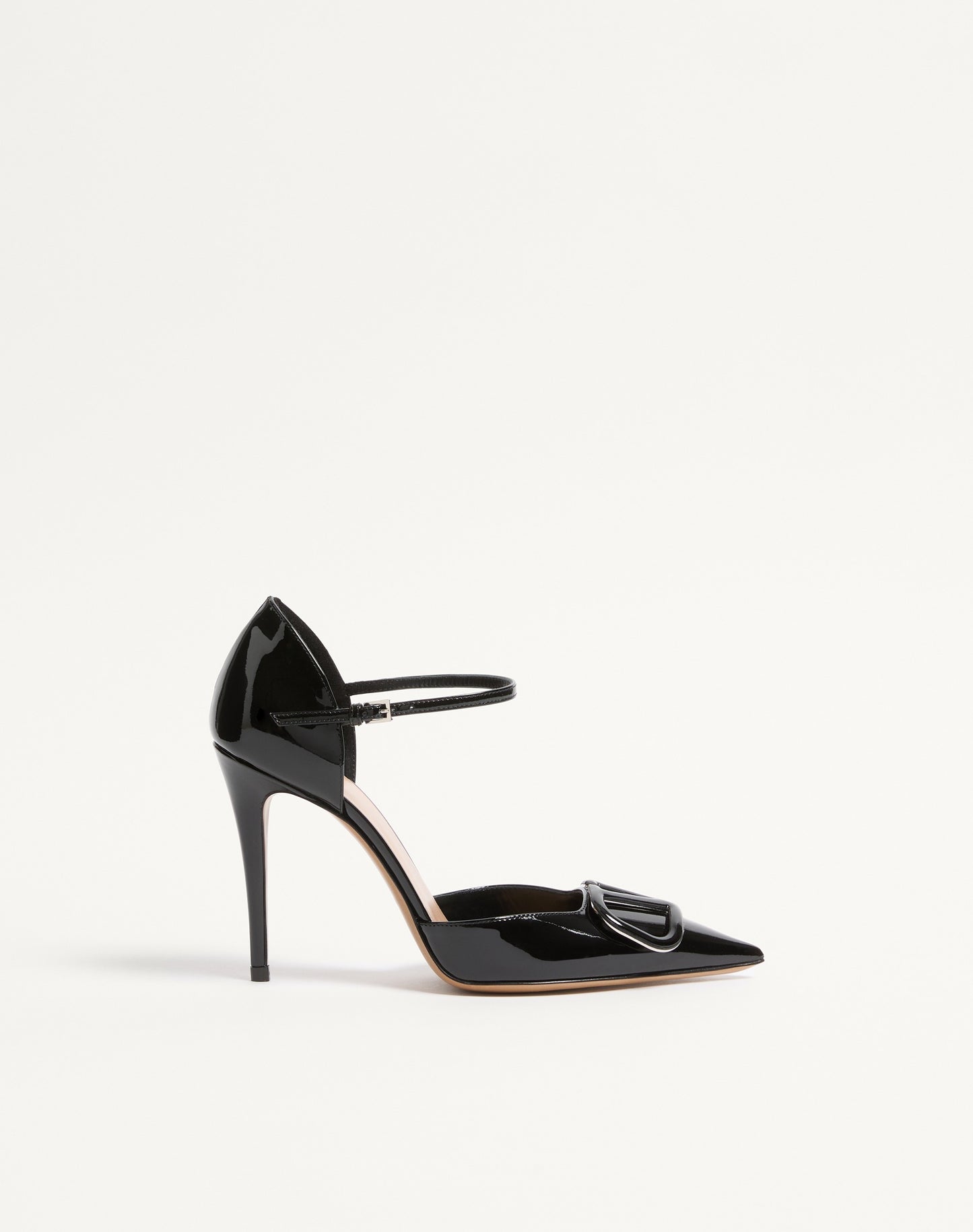 Vlogo Signature D'orsay Patent Leather Pumps 100mm