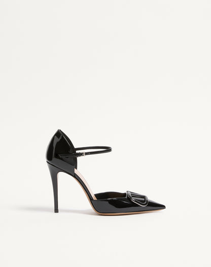 Vlogo Signature D'orsay Patent Leather Pumps 100mm