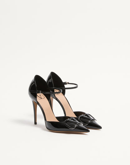 Vlogo Signature D'orsay Patent Leather Pumps 100mm
