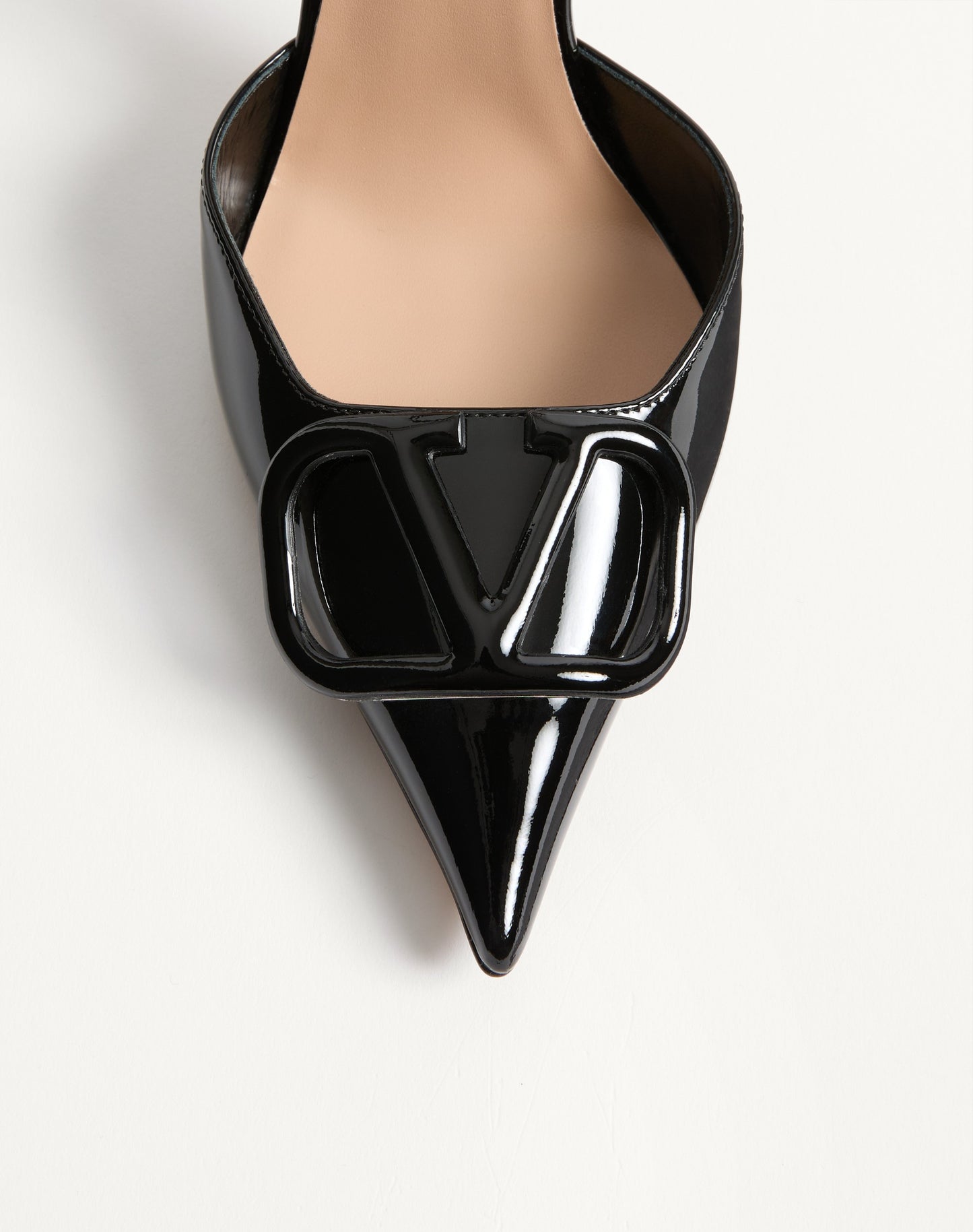 Vlogo Signature D'orsay Patent Leather Pumps 100mm