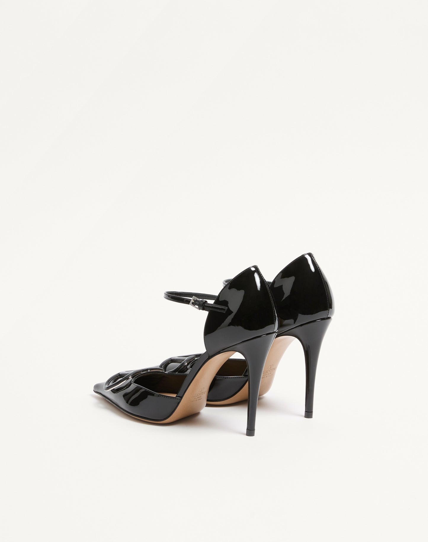 Vlogo Signature D'orsay Patent Leather Pumps 100mm