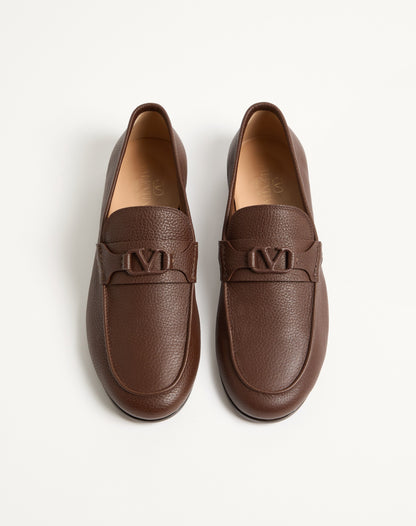 Vlogo Signature Deer Leather Loafer