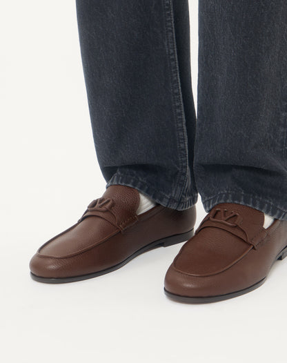 Vlogo Signature Deer Leather Loafer