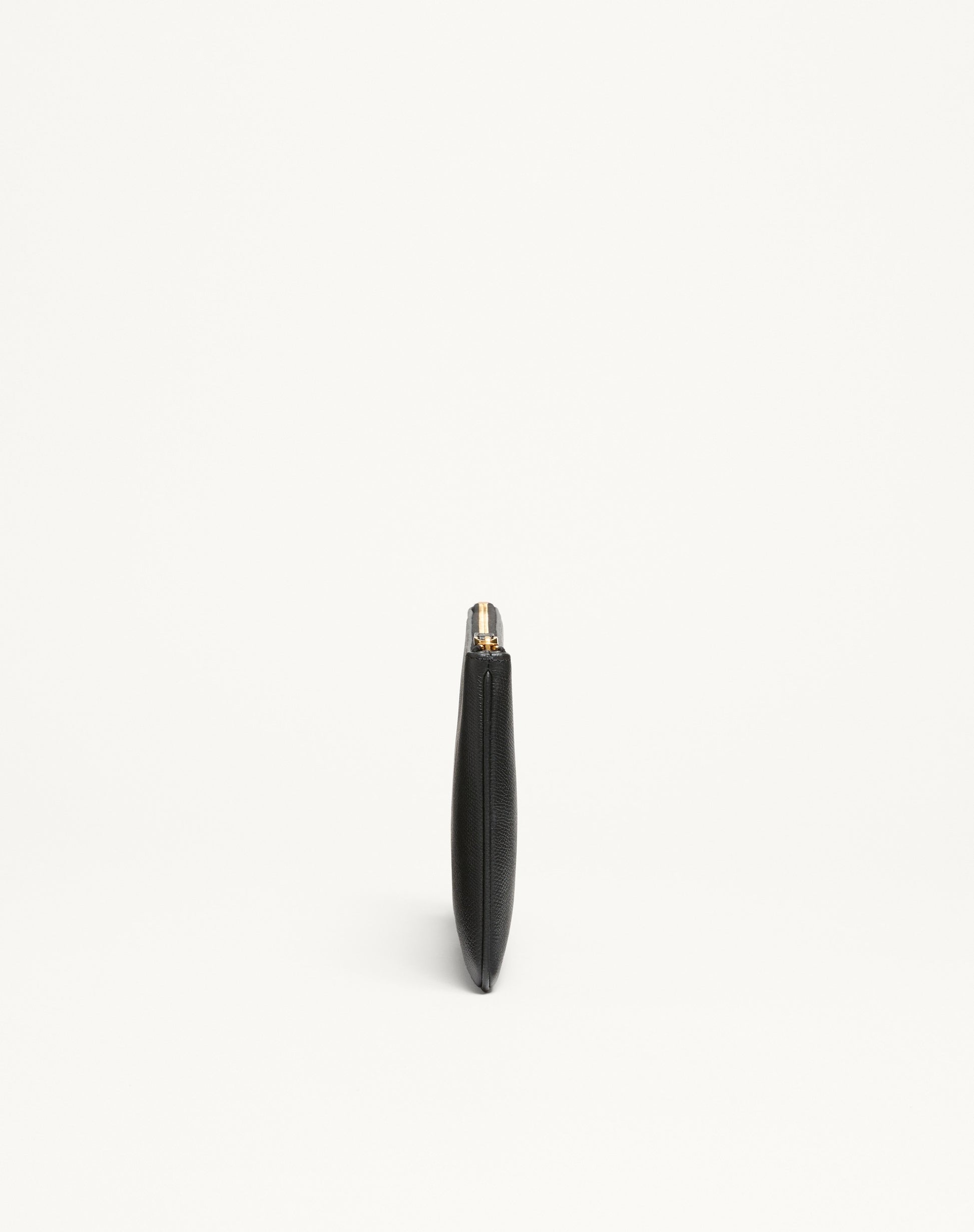 Vlogo Signature Grainy Calfskin Clutch Bag