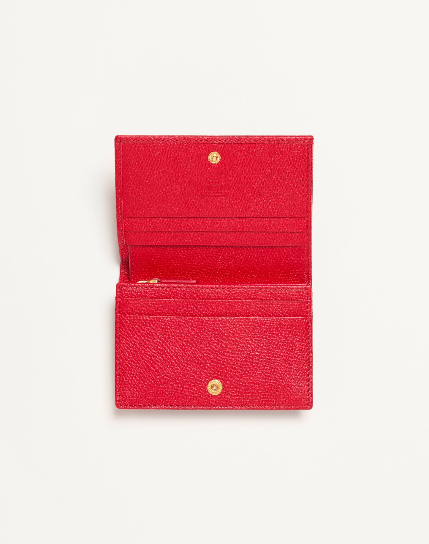 Vlogo Signature Grainy Calfskin Wallet