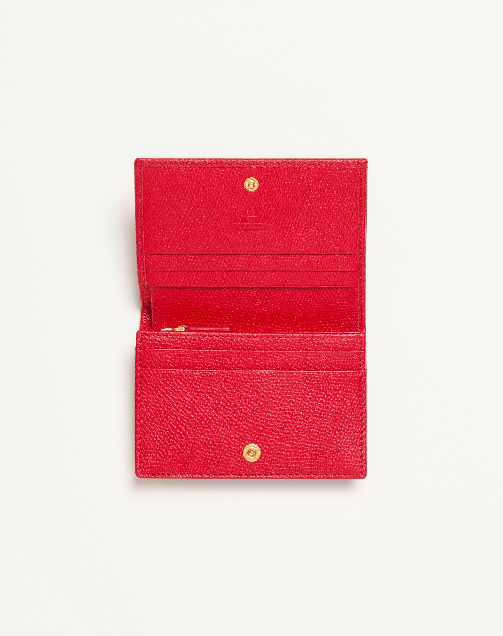 Vlogo Signature Grainy Calfskin Wallet