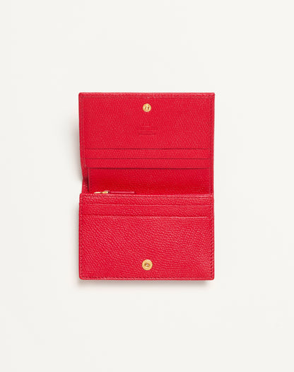 Vlogo Signature Grainy Calfskin Wallet
