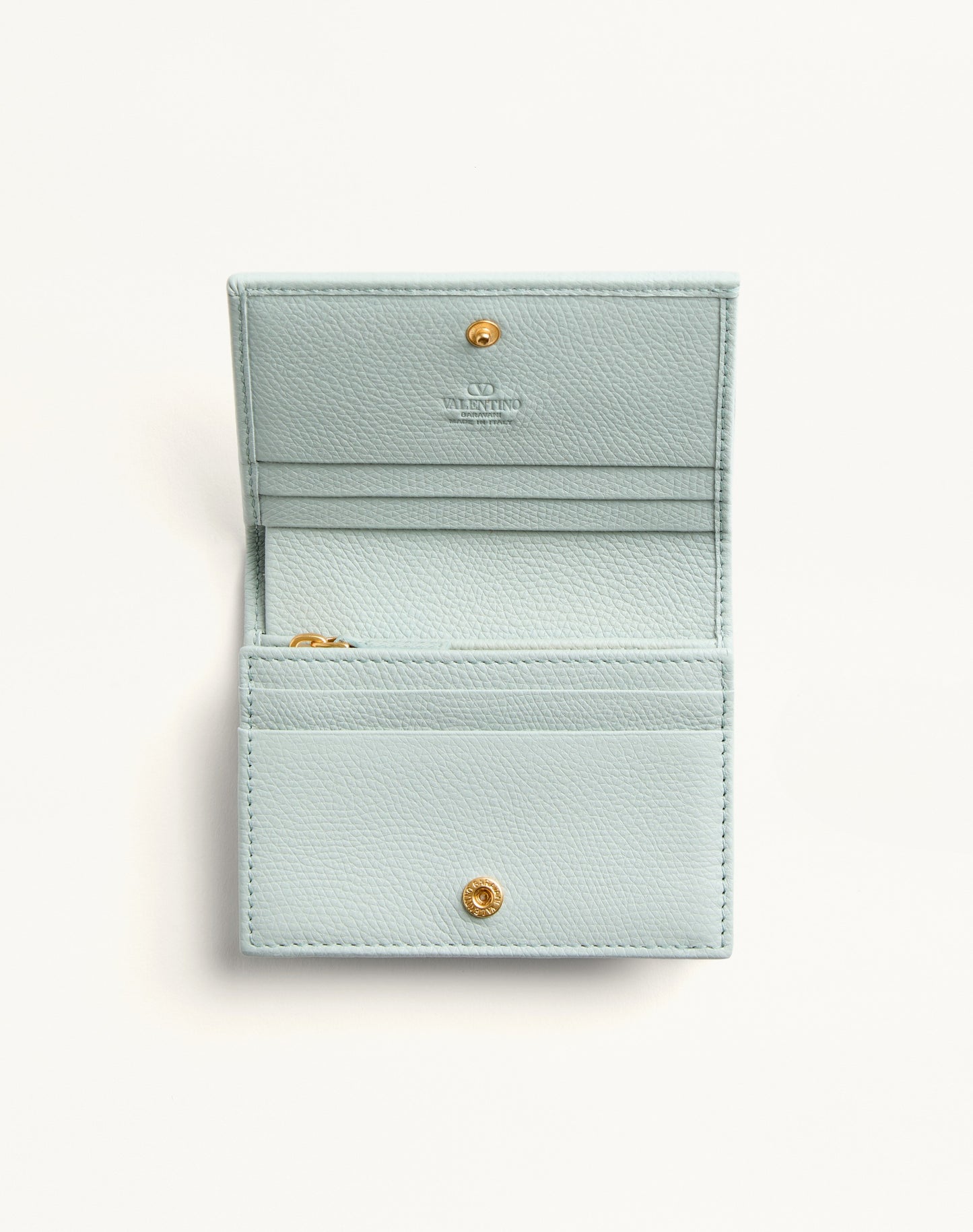 Vlogo Signature Grainy Calfskin Wallet