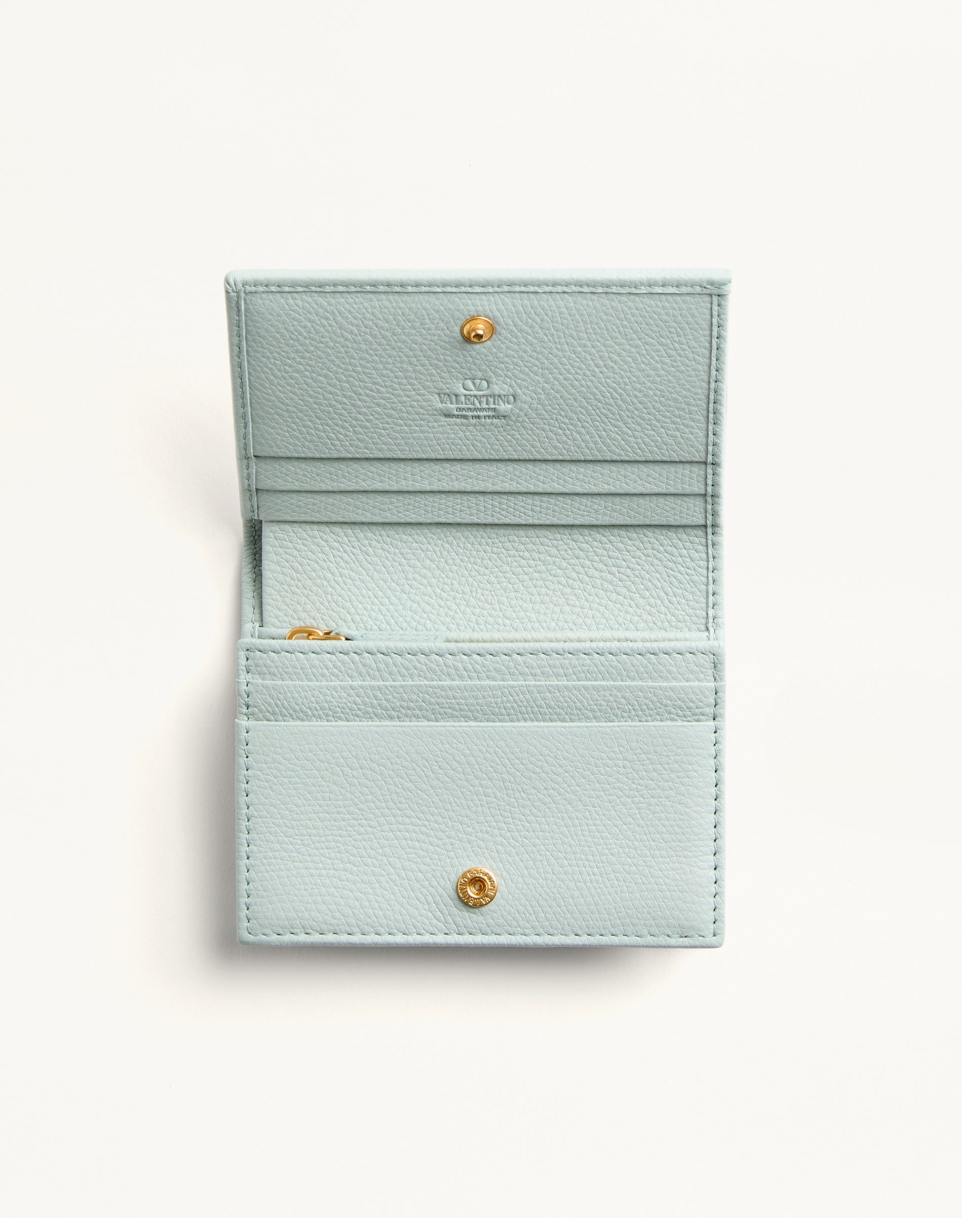 Vlogo Signature Grainy Calfskin Wallet