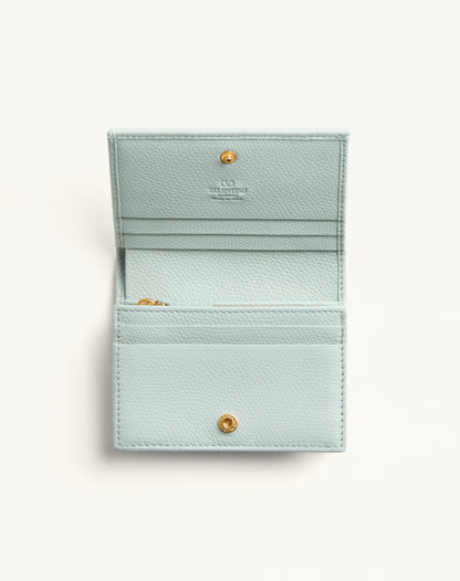 Vlogo Signature Grainy Calfskin Wallet