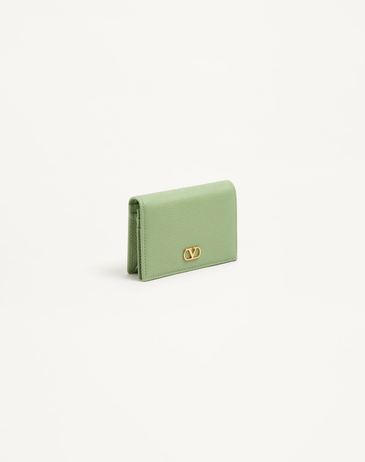 Vlogo Signature Grainy Calfskin Wallet