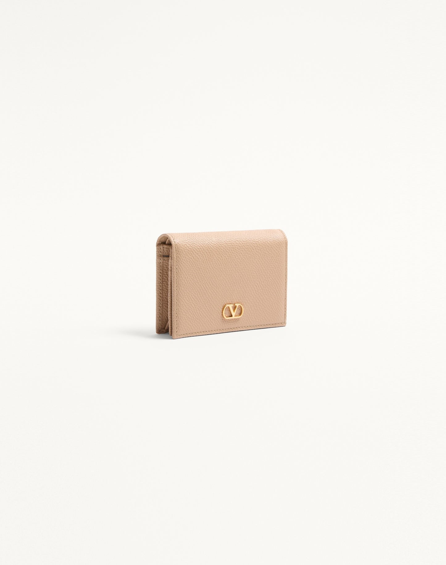 Vlogo Signature Grainy Calfskin Wallet