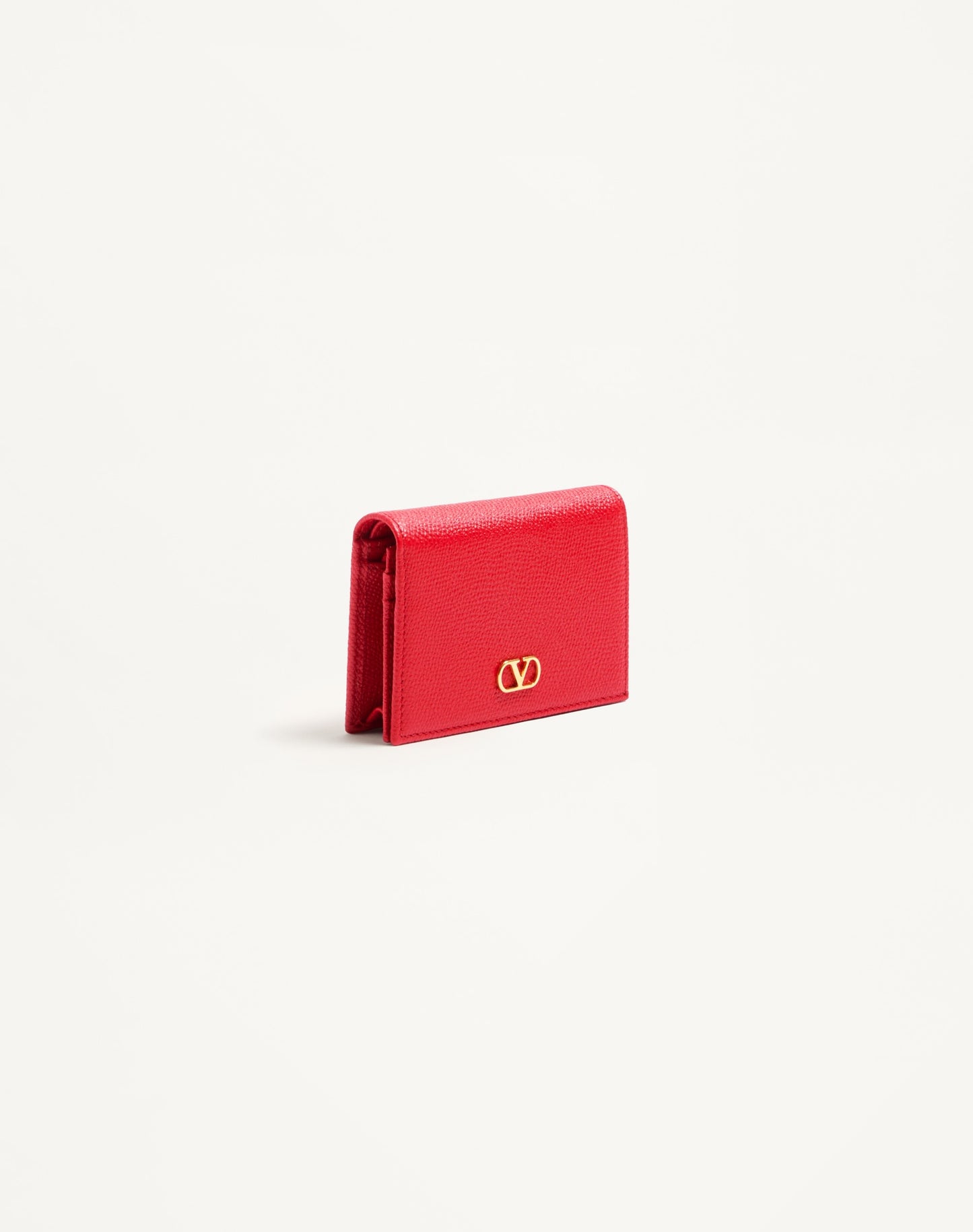 Vlogo Signature Grainy Calfskin Wallet
