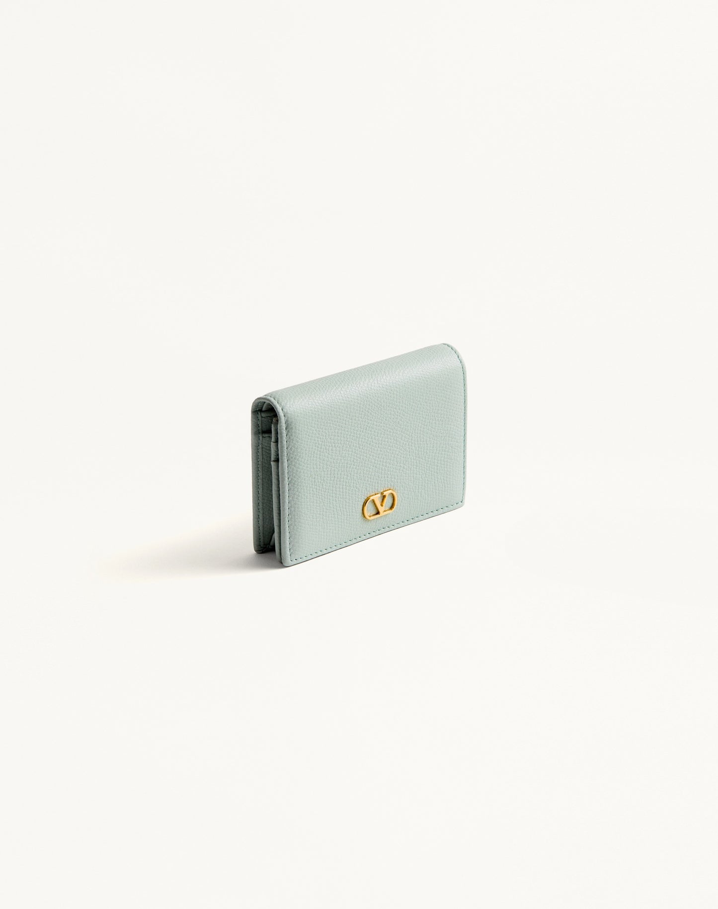 Vlogo Signature Grainy Calfskin Wallet
