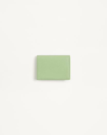 Vlogo Signature Grainy Calfskin Wallet