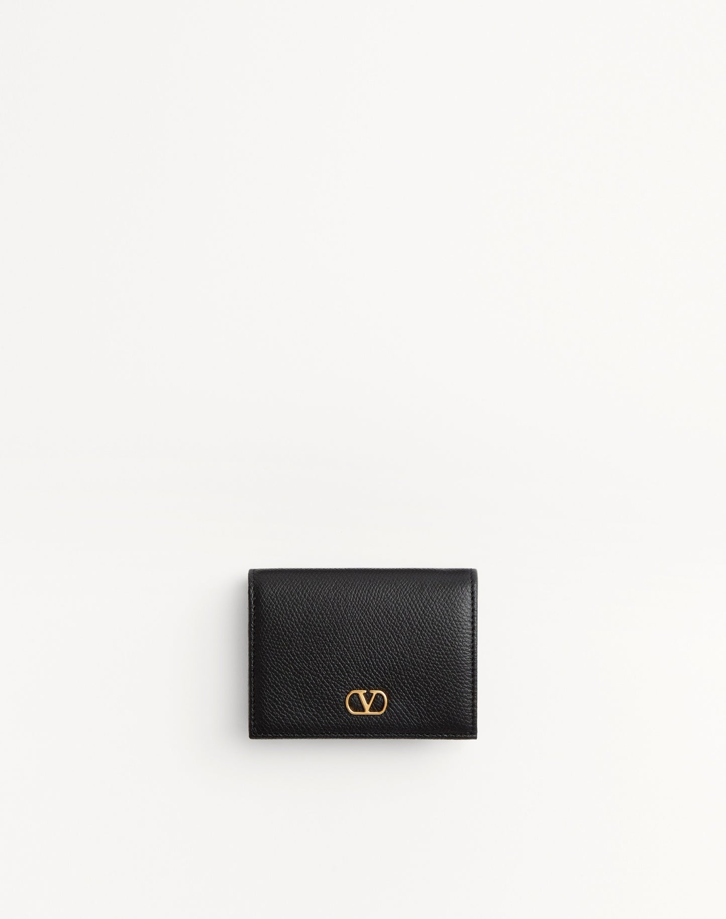 Vlogo Signature Grainy Calfskin Wallet