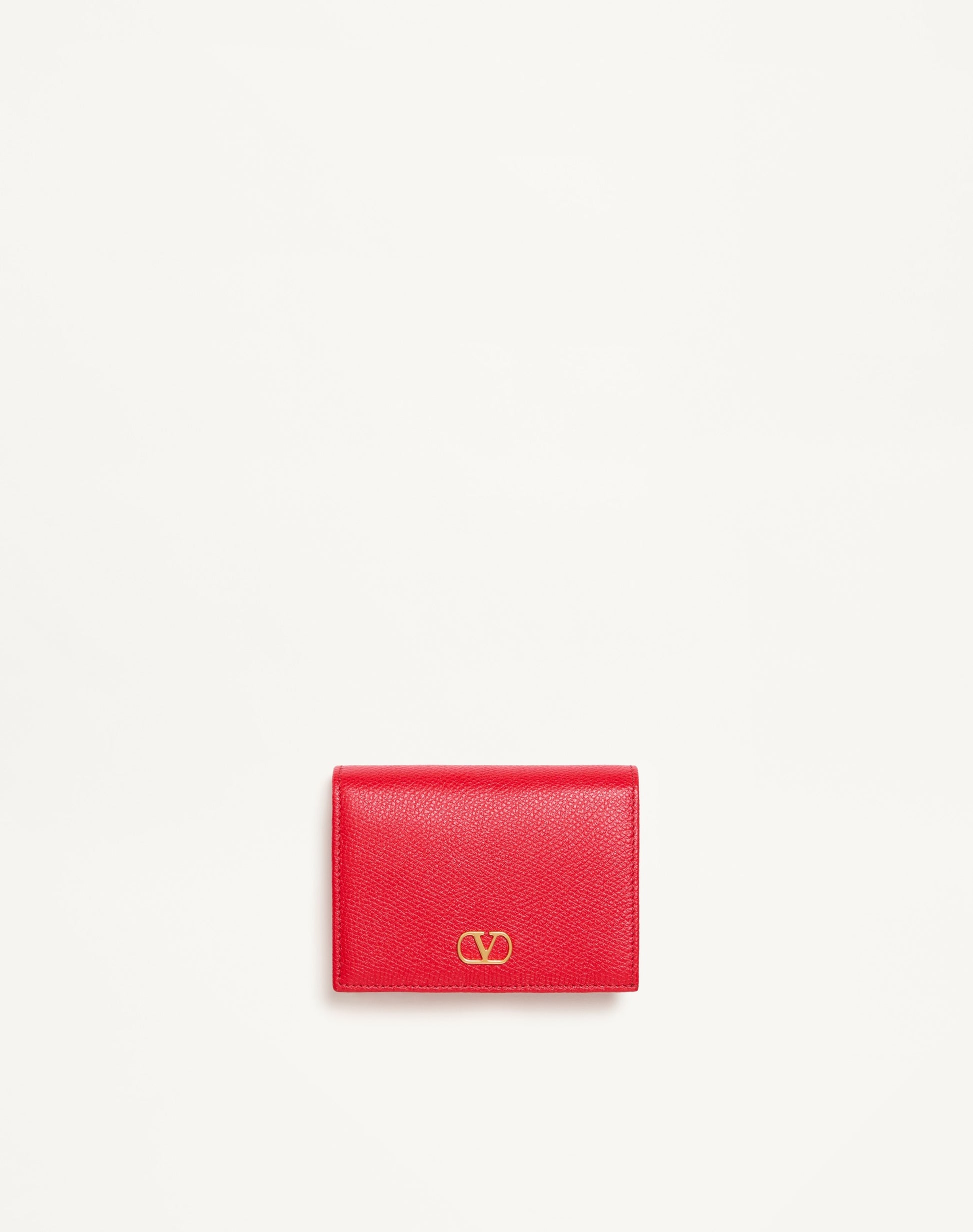 Vlogo Signature Grainy Calfskin Wallet