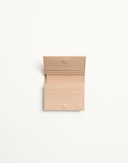 Vlogo Signature Grainy Calfskin Wallet