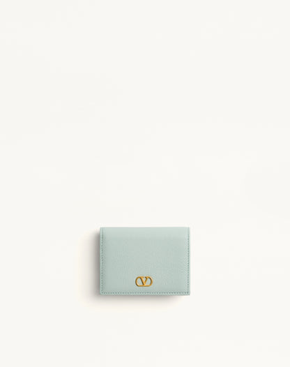 Vlogo Signature Grainy Calfskin Wallet