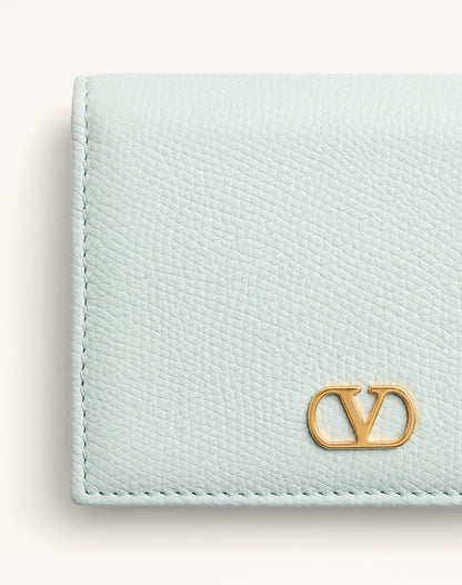 Vlogo Signature Grainy Calfskin Wallet