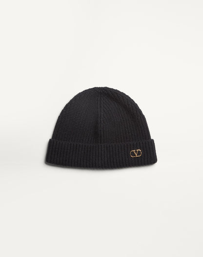 Vlogo Signature Knitted Cashmere Beanie