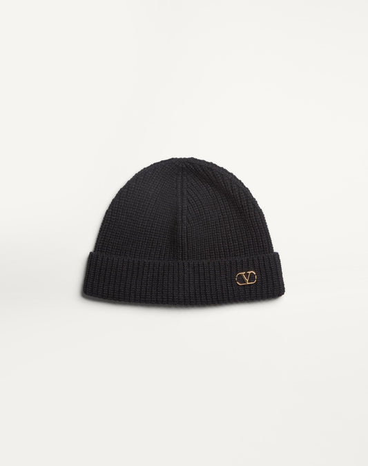 Vlogo Signature Knitted Cashmere Beanie