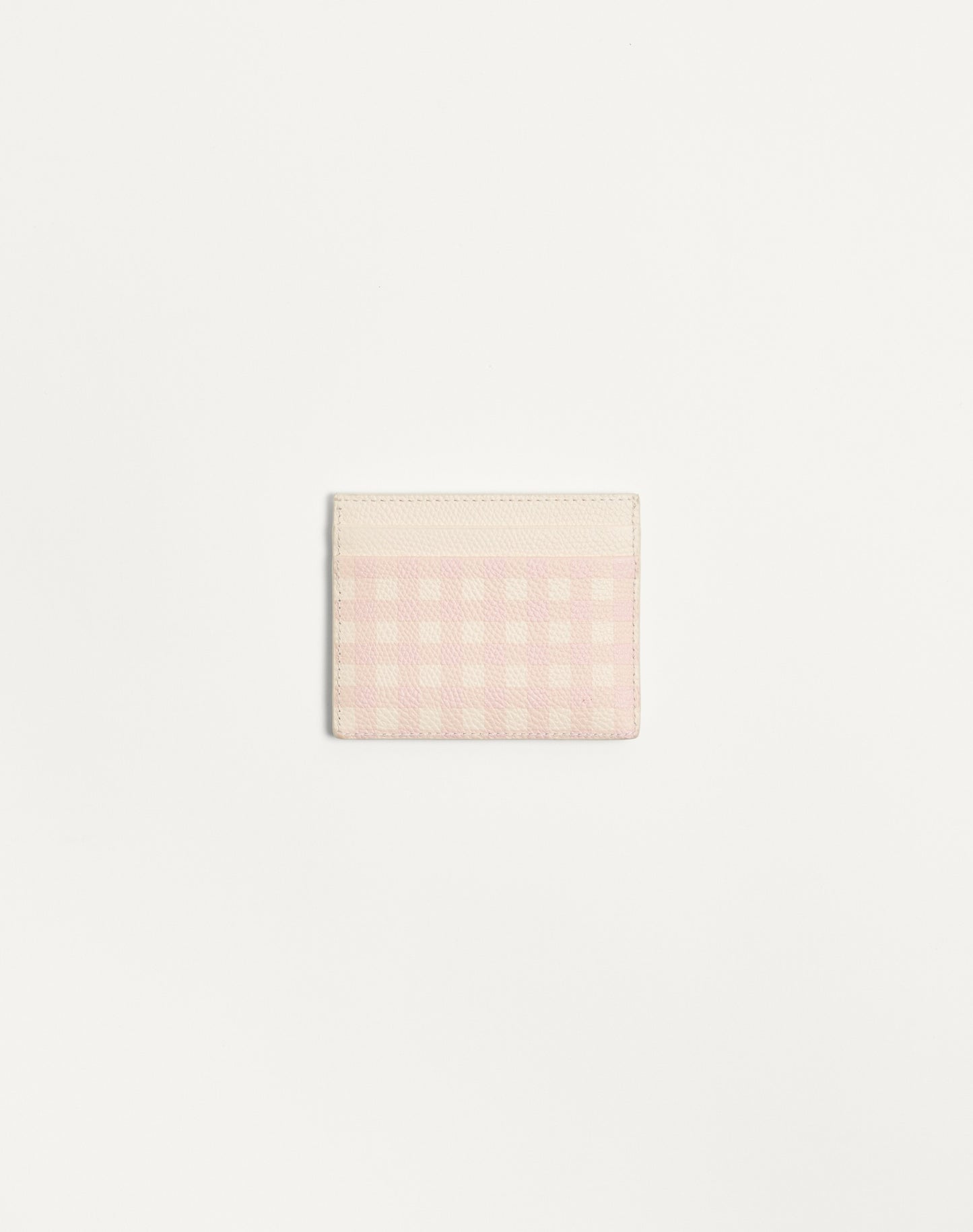 Vlogo Signature Le Chat De La Maison Cardholder In Grainy Calfskin