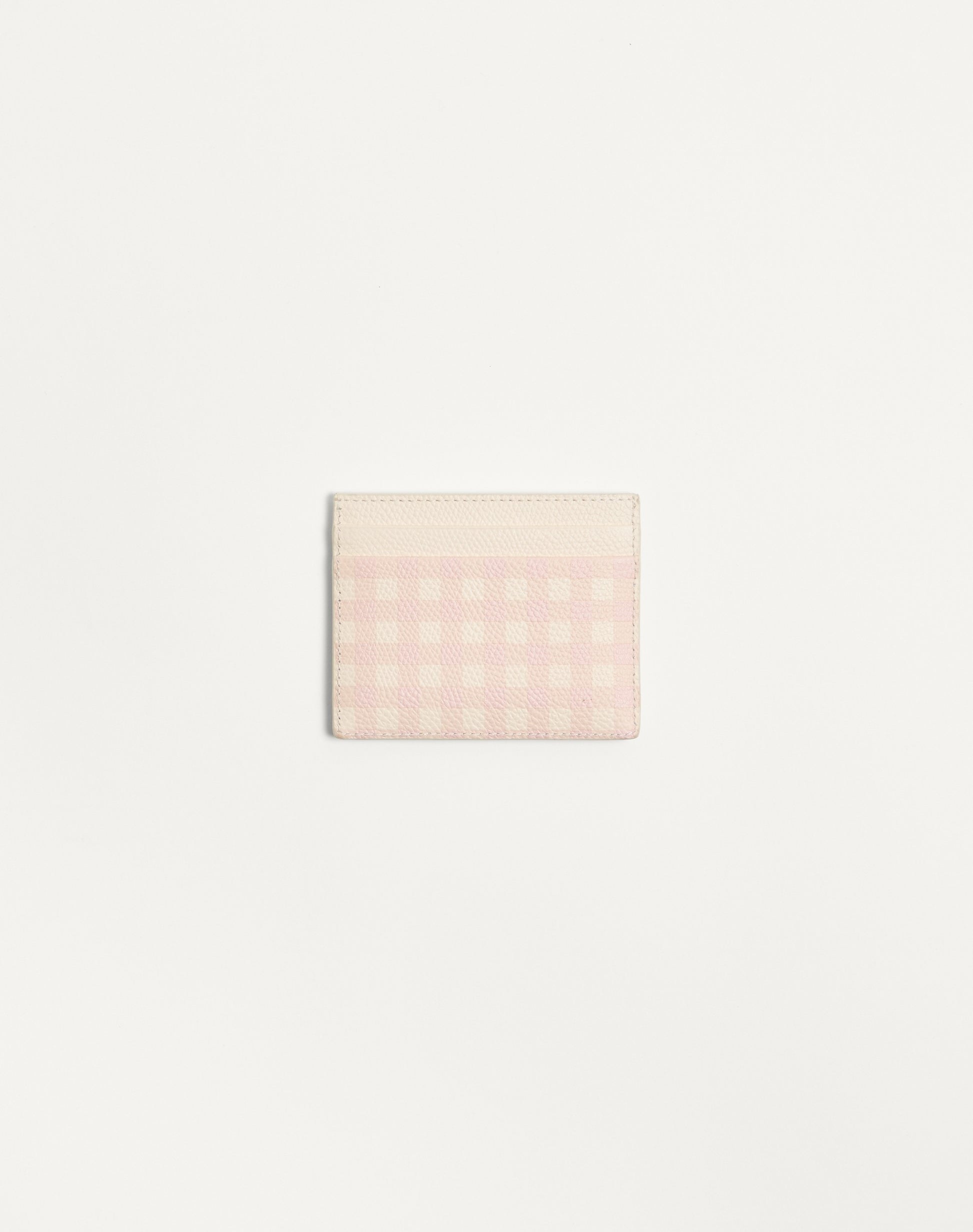 Vlogo Signature Le Chat De La Maison Cardholder In Grainy Calfskin