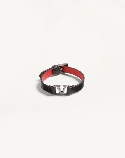 Vlogo Signature Leather Bracelet