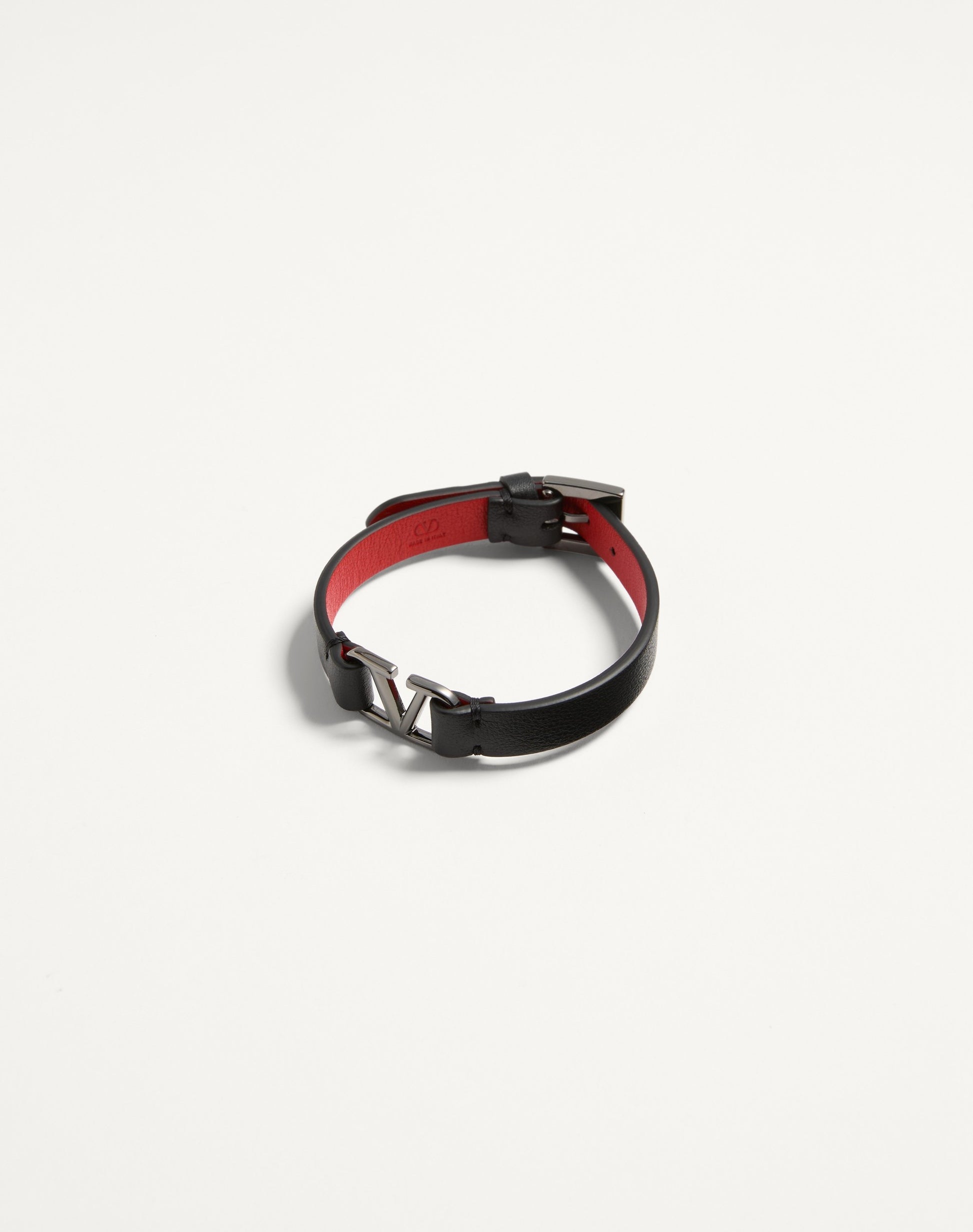 Vlogo Signature Leather Bracelet