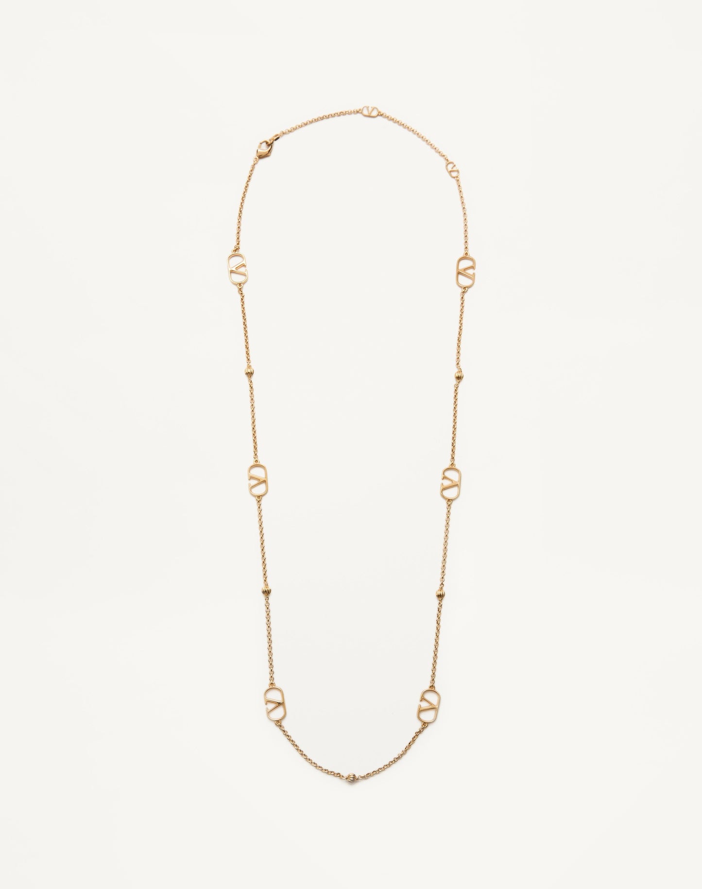 Vlogo Signature Metal Necklace