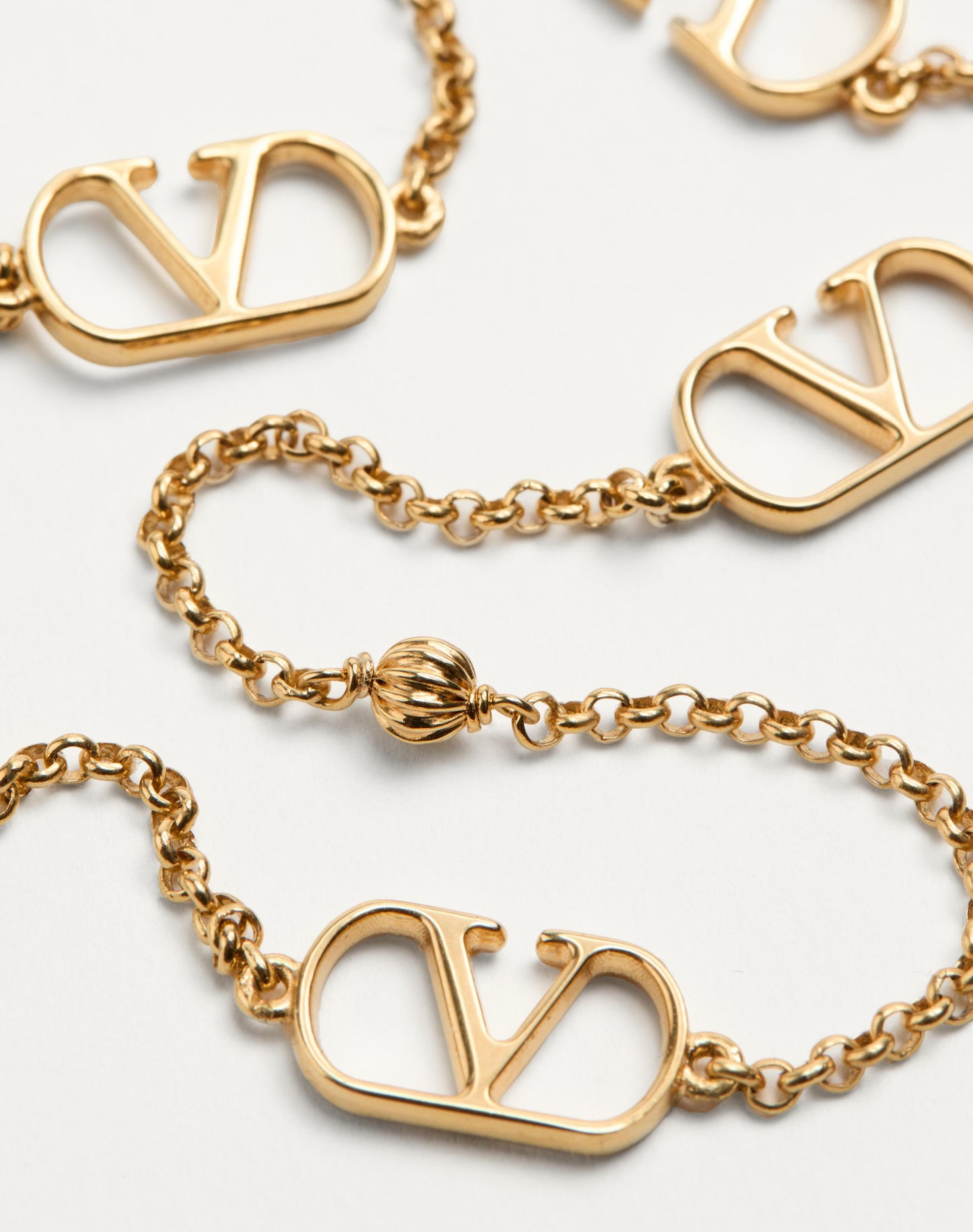 Vlogo Signature Metal Necklace