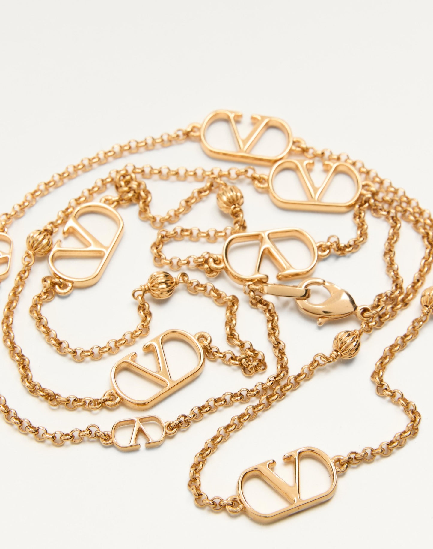 Vlogo Signature Metal Necklace