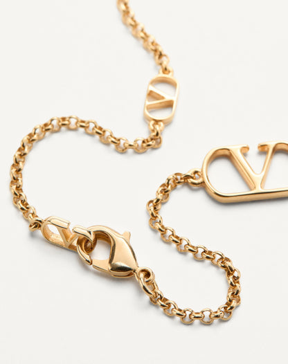 Vlogo Signature Metal Necklace