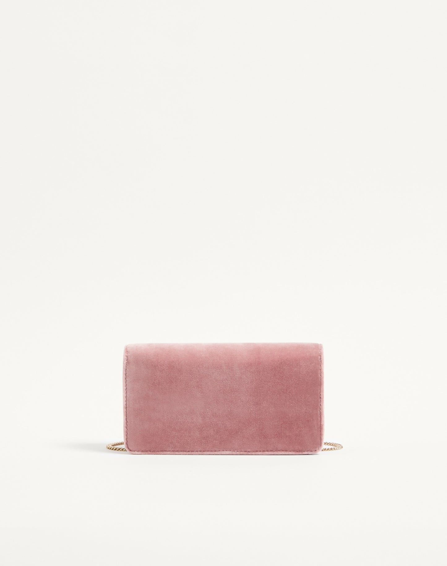 Vlogo Signature Mini Velvet Shoulder Bag